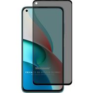 Microsonic Xiaomi Redmi Note 9 5G Privacy 5D Gizlilik Filtreli Siyah Cam Ekran Koruyucu