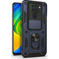 Microsonic Xiaomi Redmi Note 9 Impact Resistant Lacivert Cep Telefonu Kılıfı