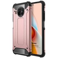 Microsonic Xiaomi Redmi Note 9 Pro 5G Rugged Armor Rose Gold Cep Telefonu Kılıfı