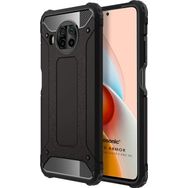 Microsonic Xiaomi Redmi Note 9 Pro 5G Rugged Armor Siyah Cep Telefonu Kılıfı