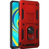Microsonic Xiaomi Redmi Note 9 Pro Impact Resistant Kırmızı Cep Telefonu Kılıfı