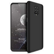 Microsonic Xiaomi Redmi Note 9 Pro Max Double 360 Siyah Kılıf