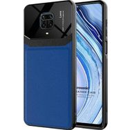 Microsonic Xiaomi Redmi Note 9 Pro Uniq Leather Lacivert Cep Telefonu Kılıfı
