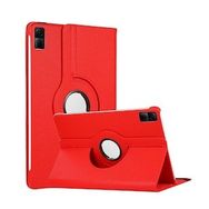Microsonic Xiaomi Redmi Pad 360 Dönerli Stand Deri Kırmızı Cep Telefonu Kılıfı