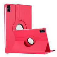Microsonic Xiaomi Redmi Pad 360 Dönerli Stand Deri Koyu Pembe Kılıf