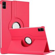 Microsonic Xiaomi Redmi Pad 360 Dönerli Stand Deri Koyu Pembe Kılıf