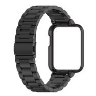 Microsonic Xiaomi Redmi Watch 2 Lite Metal Stainless Steel Siyah Kordon