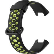 Microsonic Xiaomi Redmi Watch 2 Lite Rainbow Band Siyah Yeşil Kordon