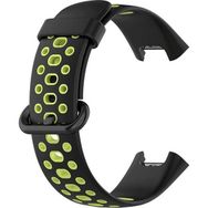 Microsonic Xiaomi Redmi Watch 2 Lite Rainbow Band Siyah Yeşil Kordon