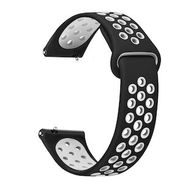 Microsonic Xiaomi Watch S1 Active Rainbow Gently Band Siyah Beyaz Kordon