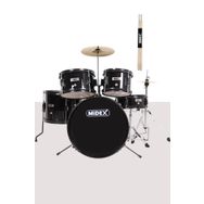 Midex CD500X-BK Akustik Junior Davul Seti 5-18 Yaş İçin Full Set Çocuk Baterisi