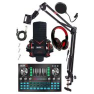 Midex Gmx-1 Diamond Set Condenser Mikrofon Ses Kartı Kulaklık Canlı Yayın Paketi
