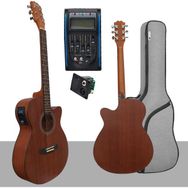 Midex Phx-188EQ Set 4 4 Masif Ağaç Elektro Akustik Gitar