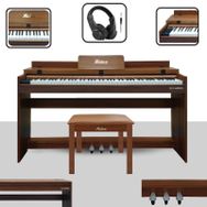 Midex PLX-140 PRO-OR Bluetooth Tuş Hassasiyeti 88 Tuşlu Kapaklı Dijital Piyano