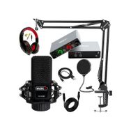 Midex Special Paket-3 Stüdyo Ekipmanları Ses Kartı Condenser Mikrofon Kulaklık Stand Full Set