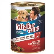 Miglior Cane Parça Etli Biftekli Konserve 405 gr Köpek Maması