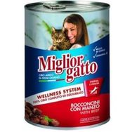 Miglior Gatto 12x405 gr Sığır Etli Yetişkin Kedi Konservesi