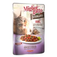 Miglior Gatto Sterilized Kuzu Etli ve Sebzeli 85 gr Kedi Konserve