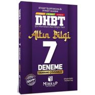 Mihrap Yayınları - DHBT Tüm Adaylar Altın Bilgi 7 Deneme Çözümlü