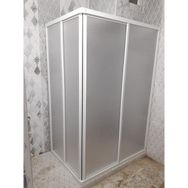Mika ND405 150 x 80 cm Teknesiz Plastik Camlı Duşakabin
