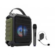 Mikado MD-115BT 20W 2 Adet Kablosuz El+ Baş-Ense Mikrofonlu USB SD Bluetoothlu Toplantı Anfisi