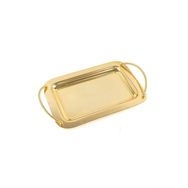 Mikasa Moor 35x21x2 cm Gold Metal Tepsi