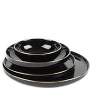 Mikasa Moor Black Modern 24 Parça Yemek Takımı
