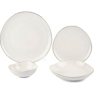 Mikasa Moor Triangular Gold 24 Parça 6 Kişilik Yemek Takımı
