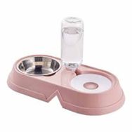 Mikopet Pembe Kedi Köpek Mama Su Kabı