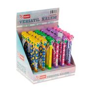 Mikro 0.7 mm Baykuş Figür Başlıklı Renkli Versatil Kalem