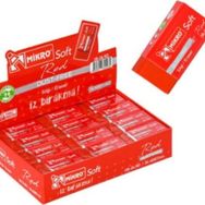 Mikro 2B Kırmızı Soft Silgi
