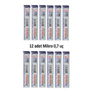 Mikro Min 0.7 2b Dereceli Cetvelli 12'li Kalem Ucu