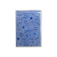 Mikro NT-216 Mavi Çizgili Küçük Boy Nota Desenli Not Defteri