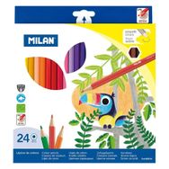 Milan 80024 Colours Altigen 24'lü Kuru Boya Kalemi