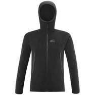 Millet MIV9466 0247 Siyah K Lightgrid H Erkek Kapüşonlu Tam Fermuar Polartec Polar