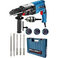 Millian 3200W Bakır Sargılı Metal Şanzımanlı Hilti + 5 Adet Yedek Mandren Uç Seti