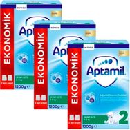 Milupa Aptamil 2 6+ Ay 3x1200 gr Çoklu Paket Bebek Devam Sütü