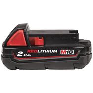 Milwaukee M18B2 Red Lithium-ION 18 V 2.0 Ah Akü
