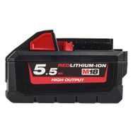 Milwaukee M18HB5.5 Hıghoutput Redlithium-Ion 18 V 5.5 Ah Akü