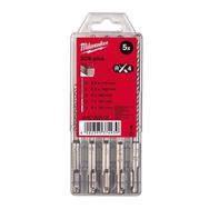 Milwaukee Sds-Plus MX4 4 5 Parça 6-8 mm Elmas Matkap Ucu Seti