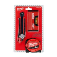 Milwaukee T4932471129 3'lü Set Maket Bıçağı Metre Ve Su Terazisi