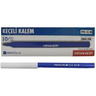 Mimaks Ofis Tipi Keceli Kalem Mavi 10 Lu Kutu