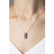Mimozaavm 925 Ayar Gümüş Kedi Model Kadın Kolye