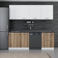 Minar 220-D12 Beyaz Dore 220 cm Mutfak Dolabı