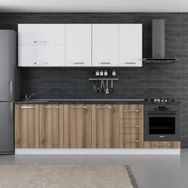 Minar 270-D6 Ege Beyaz Dore 270 cm Mutfak Dolabı