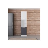 Minar D50 A2 Beyaz Antrasit 50 cm Mutfak Boy Dolabı