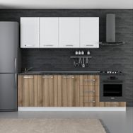 Minar Maison Beyaz Dore 7 245 cm Mutfak Dolabı