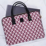 Minbag 563-27 Marin Gül Kurusu Siyah Laptop Çantası