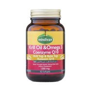 Mindivan Krill Oil Omega 3 Coenzyme Q10 60 Kapsül Balık Yağı