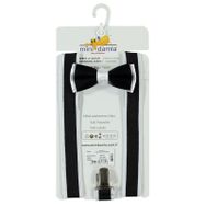 Minidamla 1-7 Yaş Erkek Çocuk Lacivert Pantolon Askısı Takımı